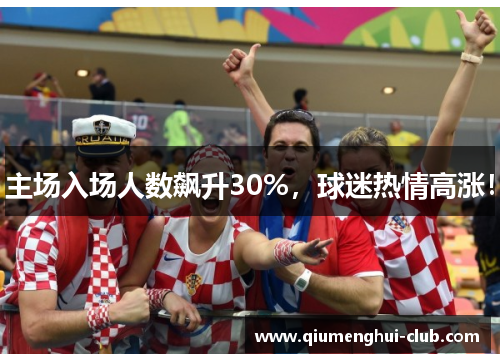 主场入场人数飙升30%,球迷热情高涨! 主场入场人数飙升30%,球迷热情高涨!